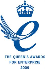 Queen's Award for Enterprise 2009 (blue)