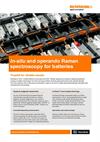 Flyer:  In-situ and operando Raman spectroscopy for batteries