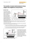 White paper:  The benefits of remote interferometery for linear, angular and straightness measurements