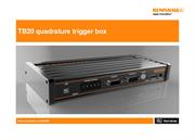 User guide:  TB20 quadrature trigger box